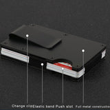 Slim Wallet Money Clip Credit Card Holder, Random Color, X-11