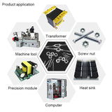 20 PCS Multi-specification Tap and Die Combination Set Hand Metric Wire Tapping Wrench Winch, 20 PCS