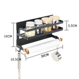 Kitchen Single Layer Magnetic Refrigerator Rack Storage Holder, Single Layer
