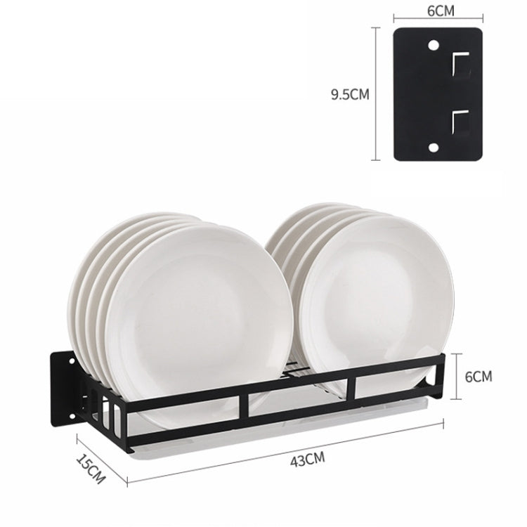 Stainless Steel Wall-mounted Kitchen Rack Hanging Dish Holder, Dish Holder