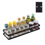 Stainless Steel Wall-mounted Kitchen Rack Hanging Seasoning Holder, Seasoning Holder