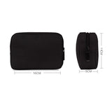 Simple Multi-functional Digital Device Travel Storage Bag for Phones, Power Bank, U-disk, Earphones, Data Cable and etc, Big Size: 23*11*5cm, Size: 23*11*5cm Black, Size: 23*11*5cm Pink, Size: 23*11*5cm Grey, Size: 23*11*5cm Blue, DY01 23x11x5cm