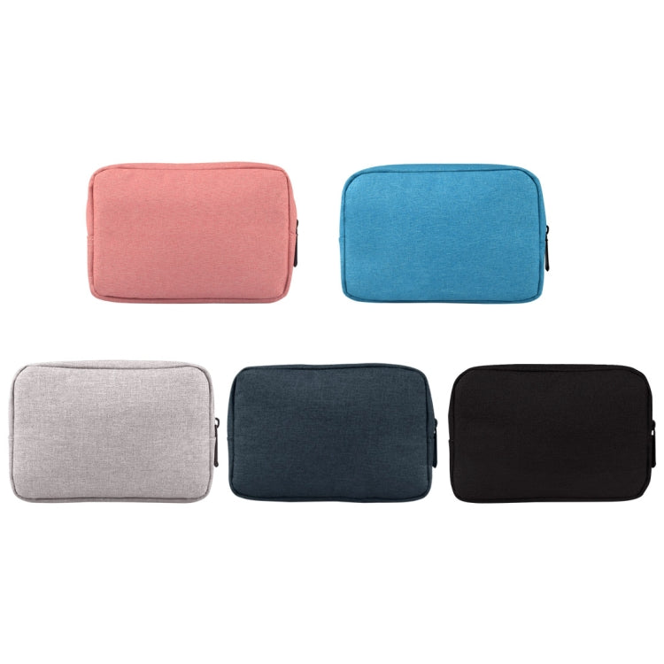 Simple Multi-functional Digital Device Travel Storage Bag for Phones, Power Bank, U-disk, Earphones, Data Cable and etc, Big Size: 23*11*5cm, Size: 23*11*5cm Black, Size: 23*11*5cm Pink, Size: 23*11*5cm Grey, Size: 23*11*5cm Blue, DY01 23x11x5cm