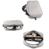 Simple Multi-functional Digital Device Travel Storage Bag for Phones, Power Bank, U-disk, Earphones, Data Cable and etc, Small Size: 16*11*5cm, DY01 16x11x5cm, Size: 16*11*5cm Black, Size: 16*11*5cm Pink, Size: 16*11*5cm Grey