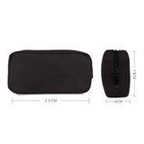 Simple Multi-functional Digital Device Travel Storage Bag for Phones, Power Bank, U-disk, Earphones, Data Cable and etc, Small Size: 16*11*5cm, DY01 16x11x5cm, Size: 16*11*5cm Black, Size: 16*11*5cm Pink, Size: 16*11*5cm Grey