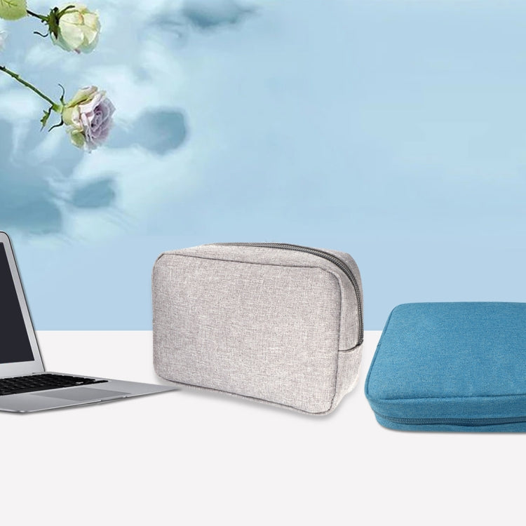 Simple Multi-functional Digital Device Travel Storage Bag for Phones, Power Bank, U-disk, Earphones, Data Cable and etc, Small Size: 16*11*5cm, DY01 16x11x5cm, Size: 16*11*5cm Black, Size: 16*11*5cm Pink, Size: 16*11*5cm Grey