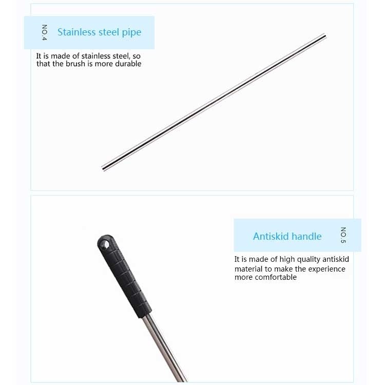 36cm 3 in 1 Multi-functional Fish Tank Cleaning Brush, 36cm