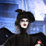 Flying Hanging Ghost Scary Sound and Moving for Halloween Decorations, Hanging Ghost(Black), Hanging Ghost(Grey), Hanging Ghost(White)