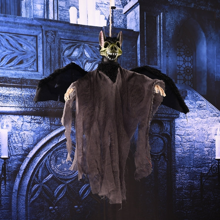 Flying Hanging Ghost Scary Sound and Moving for Halloween Decorations, Hanging Ghost(Black), Hanging Ghost(Grey), Hanging Ghost(White)