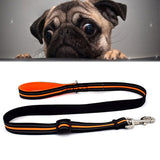 Pet Dogs Nylon Night Reflective Breathable Handheld Traction Lead Leash, Size: M, Adjustable Range: 2.5*(100-140cm), Size: M, Adjustable Range: 2.5*(100-140cm)