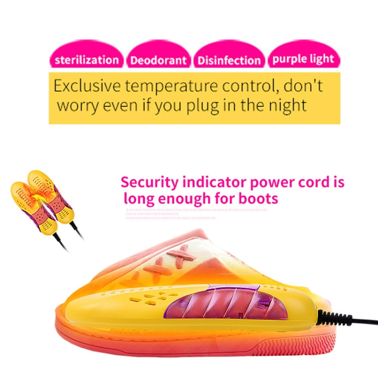Multifunctional Household Cartoon Dehumidification Deodorization Shoe Warmer Dryer with Lighting, US Plug, US Plug