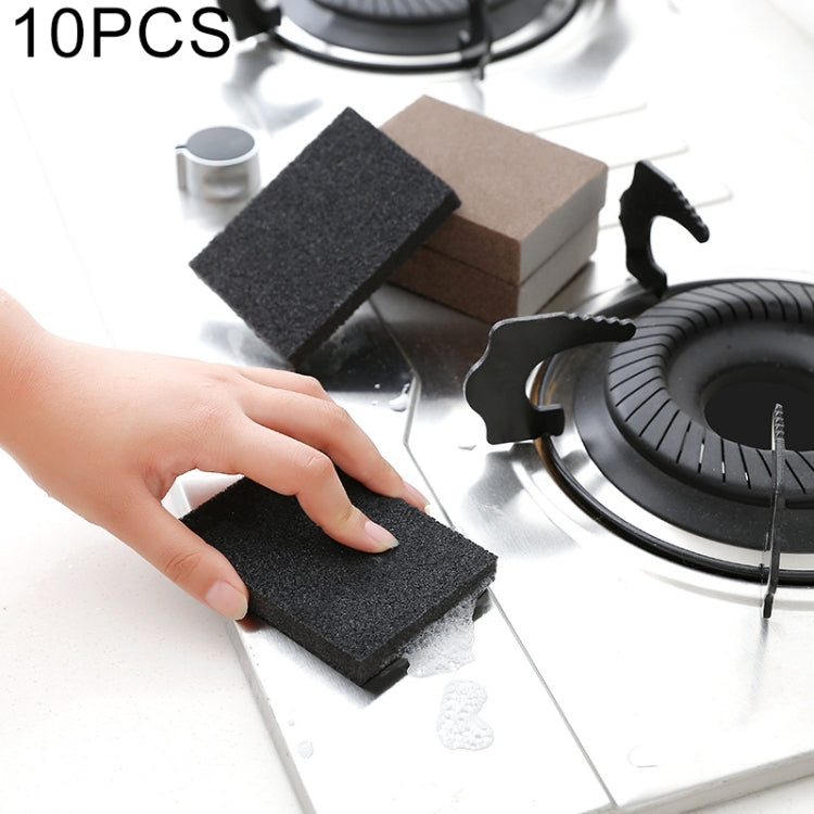 10 PCS Kitchen Emery Clean Rub Pot Rust Focal Stains Sponge Removing Tool, Stains Sponge Stains Sponge