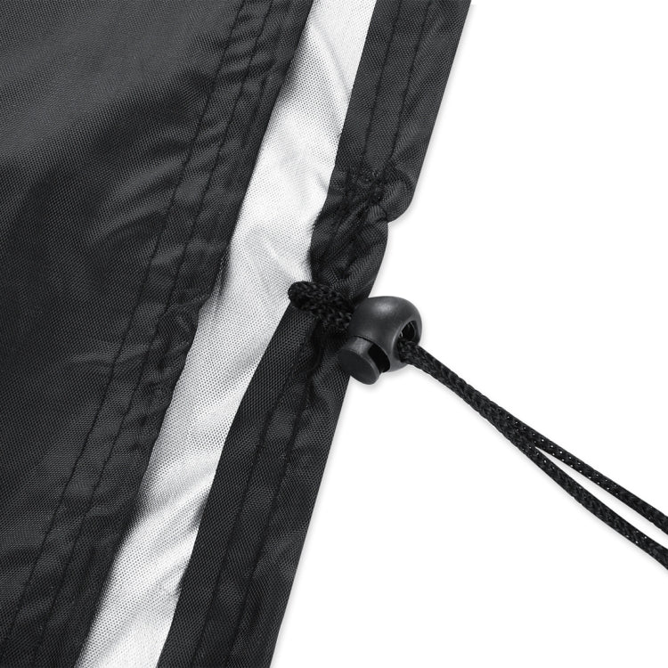 Anti-UV Waterproof Dust-proof 210D Oxford Cloth Folding Table Chairs Protective Cover Outdoor Furniture Set Cover, Size: 250*250*90cm(Black), Size: 250*250*90cm