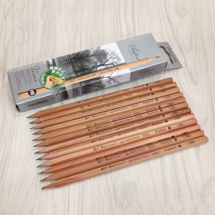 12pcs Drawing Writing Sketch Wooden Pencil Pre-sharpened HB Art Graphite Pencils, HB