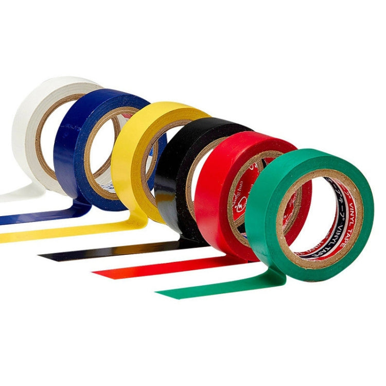 10 PCS 16mm Waterproof PVC Insulating Tare Electricians Electrical Tape, 16mmx10m 10PCS
