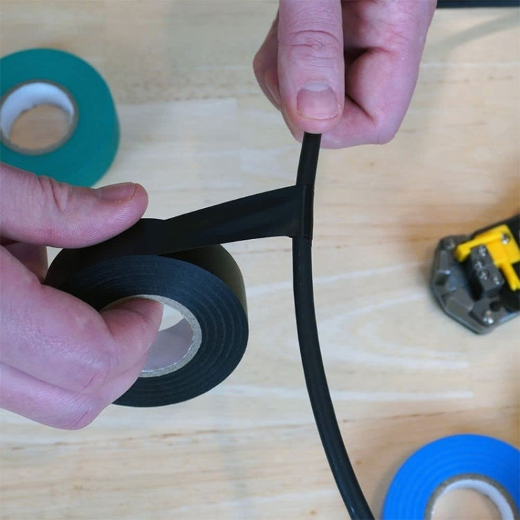 10 PCS 16mm Waterproof PVC Insulating Tare Electricians Electrical Tape, 16mmx10m 10PCS