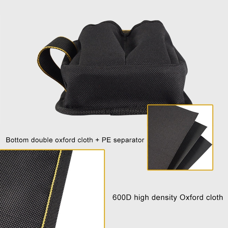 Professional Oxford Cloth Electrician Belt Pouch Convenient Tool Bag, WH008 Black