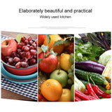 Creative Folding Vegetables Fruits Storage Basket Organizer Drain Basket, S, Size: 24.5*20*9cm, Size: S