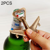 2 PCS Alloy Plane Design Beer Bottle Opener Best Wedding Gift and Party Favors, Plane model Plane model