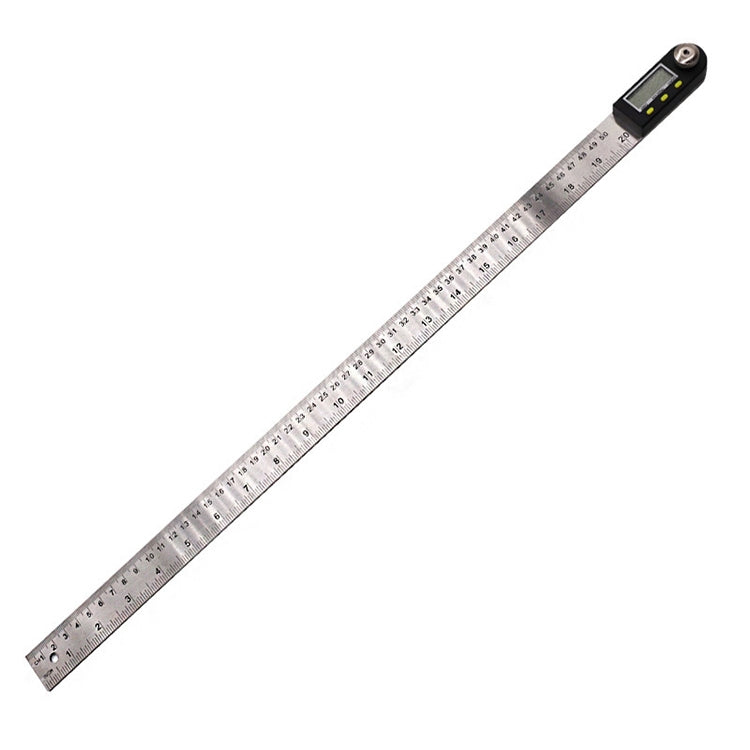 Digital Display Angle Finder Meter Protractor Goniometer Ruler, Measure Range: 500mm, 500mm Ruler