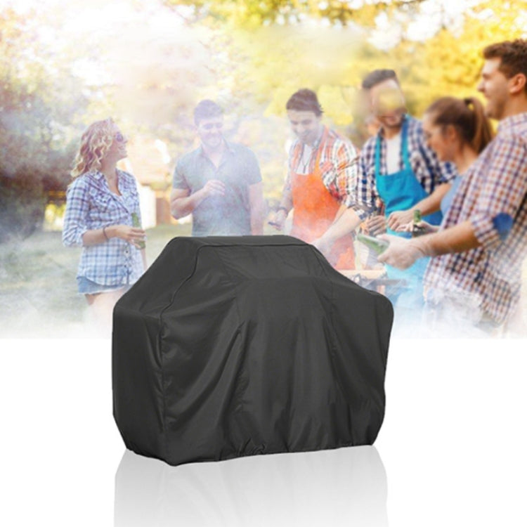 Outdoor Anti-UV Waterproof Dust-proof 210D Oxford Cloth BBQ Square Protective Bag Charcoal Barbeque Grill Cover, Size: 145x61x117cm, Size: 145x61x117cm