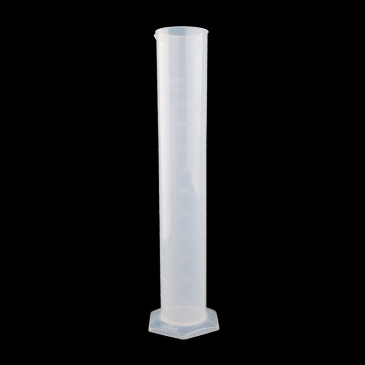 1000mL PP Plastic Spout Graduation Measuring Cylinder with Hexagonal Base, 1000ml 1000ml