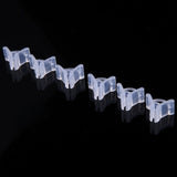 100 PCS Plant Grafting Gardening Plastic Grafting Folder Grafting Clip Transparent Gardening Plastic Grafting Clip Tomatoes Grafting Clips, Plant Grafting Clips