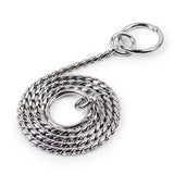 35cm Pet P Chain Pet Collars Pet Neck Strap Dog Neckband Snake Chain Dog Chain Solid Metal Chain Dog Collar, 35cm x 2mm