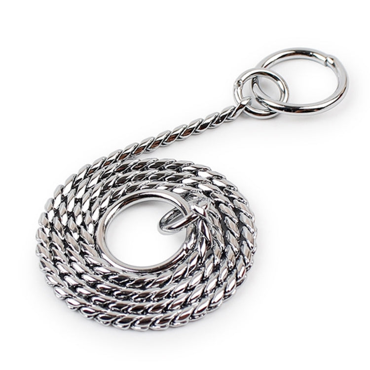 35cm Pet P Chain Pet Collars Pet Neck Strap Dog Neckband Snake Chain Dog Chain Solid Metal Chain Dog Collar, 35cm x 2mm