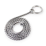 50cm x 3mm Pet P Chain Pet Collars Pet Neck Strap Dog Neckband Snake Chain Dog Chain Dog Collar, 50cm x 3mm