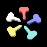 100PCS Floral Label Gardening Label Waterproof small card Insert Label Potted Label,Random Color Delivery, Plant Label 3