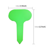 100PCS Floral Label Gardening Label Waterproof small card Insert Label Potted Label,Random Color Delivery, Plant Label 3