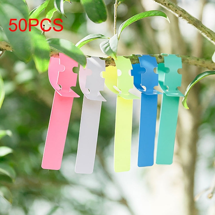 50 PCS Waterproof Label Floral Plant Label Gardening Label,Random Color Delivery, Plant Label 2
