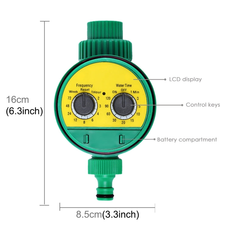 Garden Electronic Water Timer Digital Solenoid Valve Intelligent Irrigation Sprinkler Controller Digital Water Programs System, Water Timer 1