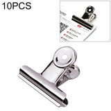 10pcs 50mm Silver Metal Stainless Steel Round Clip Notes Letter Paper Clip Office Bind Clip, 10PCS / 50mm 10PCS 50mm