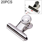 20pcs 31mm Silver Metal Stainless Steel Round Clip Notes Letter Paper Clip Office Bind Clip, 20PCS / 31mm 20PCS 31mm