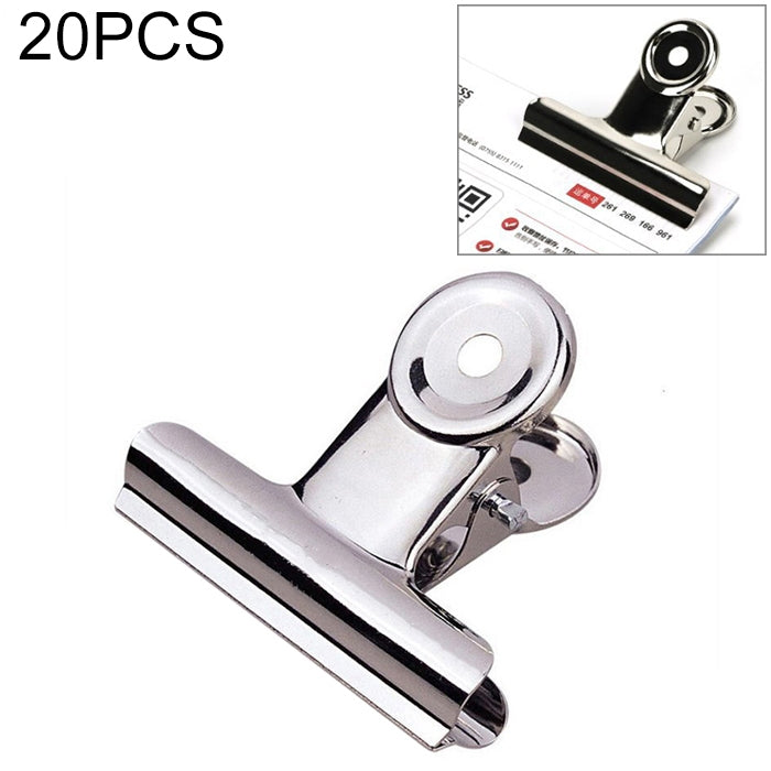 20pcs 31mm Silver Metal Stainless Steel Round Clip Notes Letter Paper Clip Office Bind Clip, 20PCS / 31mm 20PCS 31mm