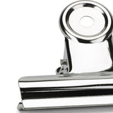 100PCS 22mm Silver Metal Stainless Steel Round Clip Notes Letter Paper Clip Office Bind Clip, 100PCS / 22mm
