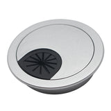 10 PCS Desk Computer Desktop Plastic Round Threading Box Hole Cover, Hole Diameter: 53mm, 53mm