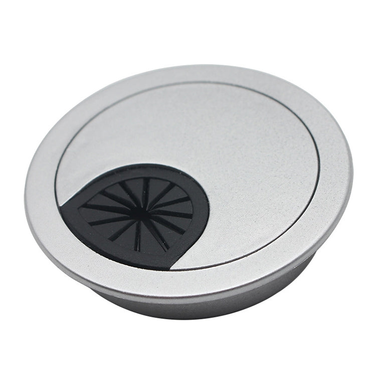 10 PCS Desk Computer Desktop Plastic Round Threading Box Hole Cover, Hole Diameter: 53mm, 53mm
