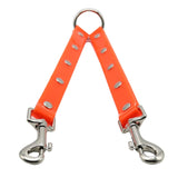 TPU Material Pet Dogs 2 in 1 Tangle-free Traction Rope Double Pet Dog Walking Leash, Length: 25 cm, 2 in 1 (Black), 25 cm (Orange), 25 cm (Green), 2 in 1 (Red), 2 in 1 (Yellow)