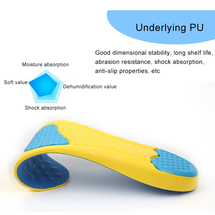 1 Pair Stretch Breathable Absorbent Deodorant Sports Tourism And Leisure Comfort Cushioning Insole, Size: S(34-36Yards), Size: S(34-36Yards) blue, Size: S(34-36Yards) gray