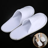 10 Pairs Hotel Supplies Portable Disposable Travel Slippers, Length: 26cm, Slippers Slippers