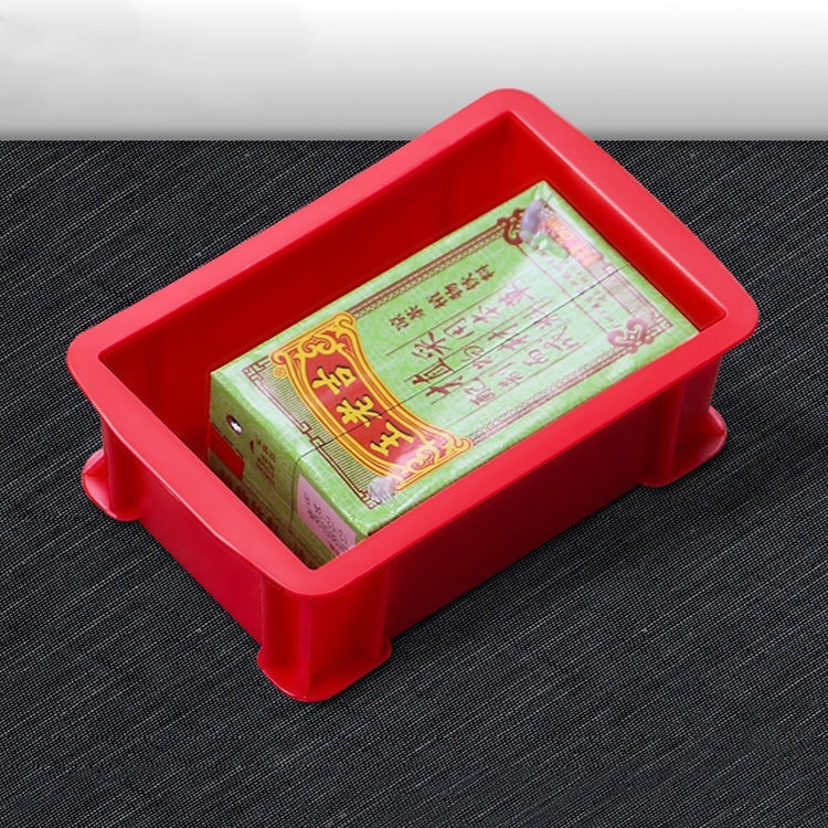 Thick Multi-function Material Box Brand New Flat Plastic Parts Box Tool Box, Size: 15.6cm x 10.1cm x 5.3cm, 15.6cm x 10.1cm x 5.3cm 15.6cm x 10.1cm x 5.3cm Red