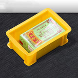Thick Multi-function Material Box Brand New Flat Plastic Parts Box Tool Box, Size: 15.6cm x 10.1cm x 5.3cm, 15.6cm x 10.1cm x 5.3cm 15.6cm x 10.1cm x 5.3cm Yellow