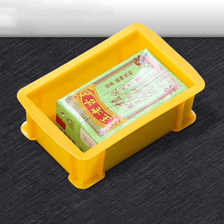 Thick Multi-function Material Box Brand New Flat Plastic Parts Box Tool Box, Size: 15.6cm x 10.1cm x 5.3cm, 15.6cm x 10.1cm x 5.3cm 15.6cm x 10.1cm x 5.3cm Yellow