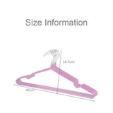 10pcs Household Stainless Steel PVC Coating Anti-skid Traceless Clothes Drying Rack