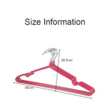 10pcs Household Stainless Steel PVC Coating Anti-skid Traceless Clothes Drying Rack