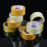 45mm Width 15mm Thickness Package Sealing Packing Tape Roll Sticker, 45mm Width 15mm Thickness (Clear White), 45mm Width 15mm Thickness (Transparent Yellow), 45mm Width 15mm Thickness (Yellow)