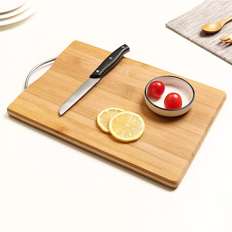 Kitchen Rectangular Bamboo Chopping Block Thickening Cutting Board, Size: 34cm x 24cm, Size: 34cm x 24cm